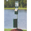 Pet Station in green - Pet Waste Sign - Dispenser and Can