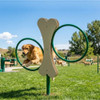 Dog Park Bone Double Hoop Jump