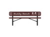 4 Foot Buddy Bench - Punched Steel