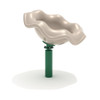 Sit-N-Spin - Beige Seat - Rainforest Green Base