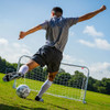 Portable folding soccer goal