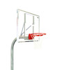 4 1/2" Heavy Duty Glass Rectangle Basketball System