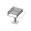 Bi-Level Grill with Shelf - Surface Mount