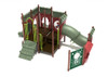 Barley Break Playset - Alt View - tube slide and climber side