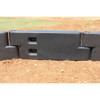 Adjustable Plastic Playground Border End Cap - on border to shorten