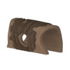Freestanding Log Tunnel - Knothole Window Side Example