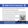 Portable GaGa Ball Pit Informational Sign