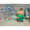 4-Rings Basketball Stand with Storage Bag - outdoor