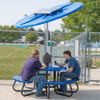 Solar Charge Station with Fiberglass Umbrella - table not included