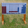 Connect 4 In A Row Game - Portable mount with legs - White