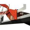 Basketball System - Titan Adjustable Series - 72 inch tempered glass backboard - detail