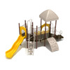 Panama City Playset - climber and wave slide side