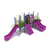 Barberton Playset - climber and double slide side