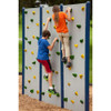 Rock climbing wall for outside playground