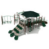 Pioneer Place Playset - neutral - triple slide with shade