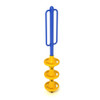 Free Standing 3 Pod Climber - Blue with yellow pods