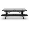 Outdoor Thermoplastic Picnic Table - Black