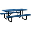 Thermoplastic Rectangular Picnic Table - Blue