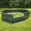 High Wall Gaga Ball Pit with Steel Spike - Inground Mount