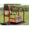 Wheelchair Freedom Glider Swing - Red and Yellow Colors