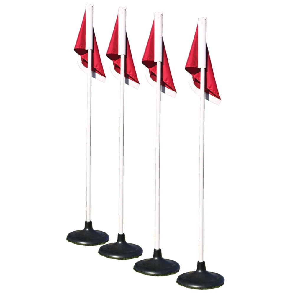 Set of 4 Soccer Field Corner Flags