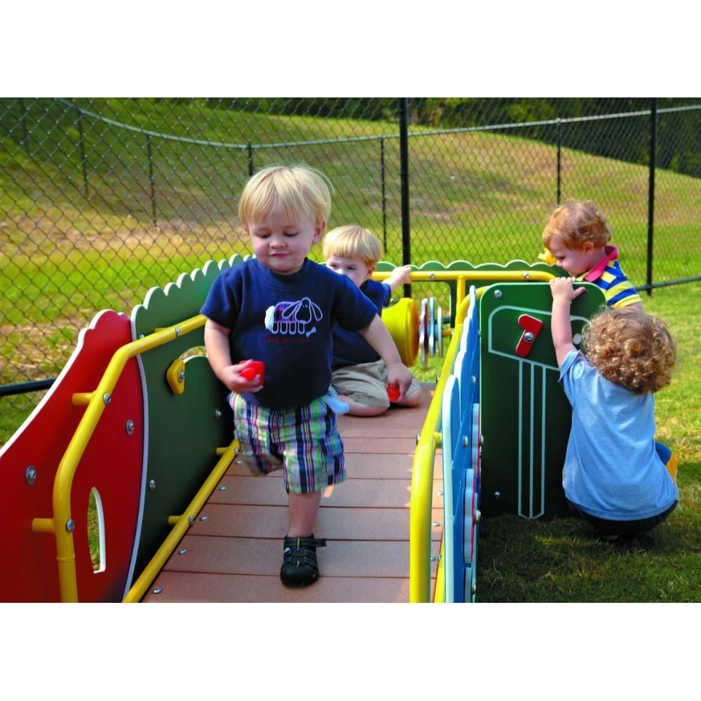 Big Outdoors Early Childhood Playset - In Use