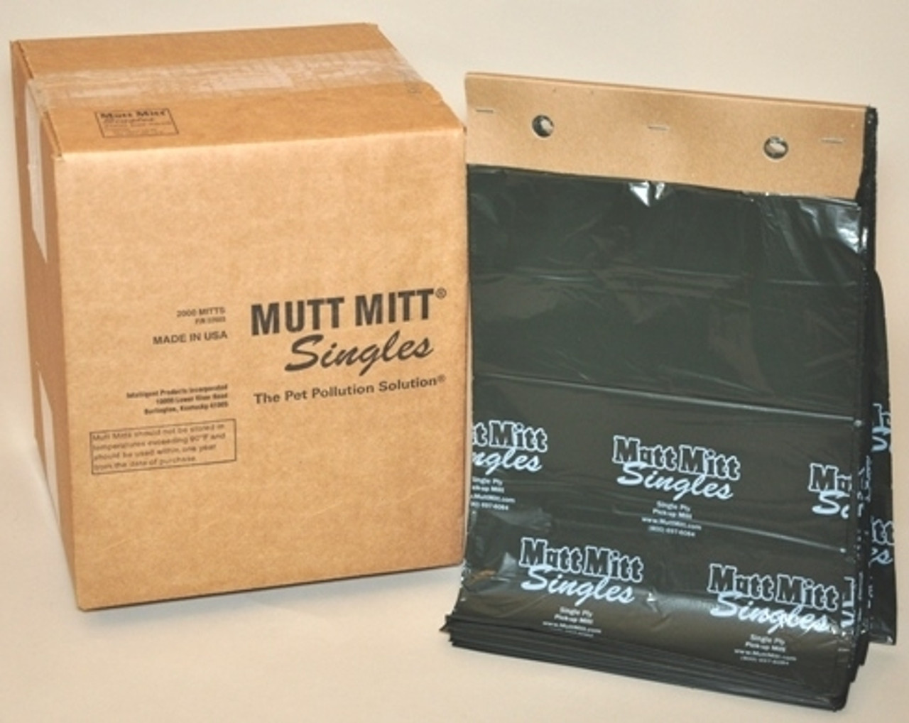 Dog Waste Bags – Mutt Mitt Singles (2,000 Bags)