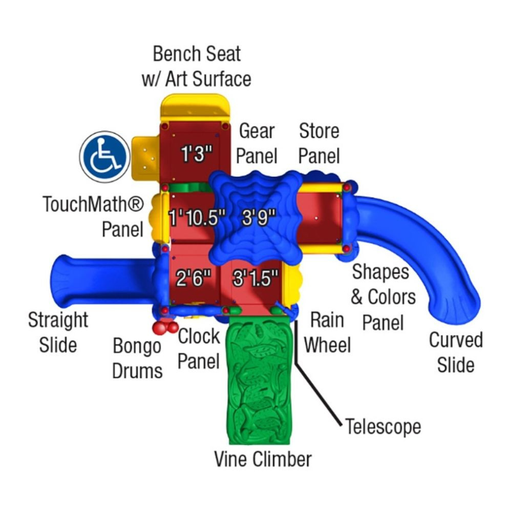 Discovery Range Playset - top detail