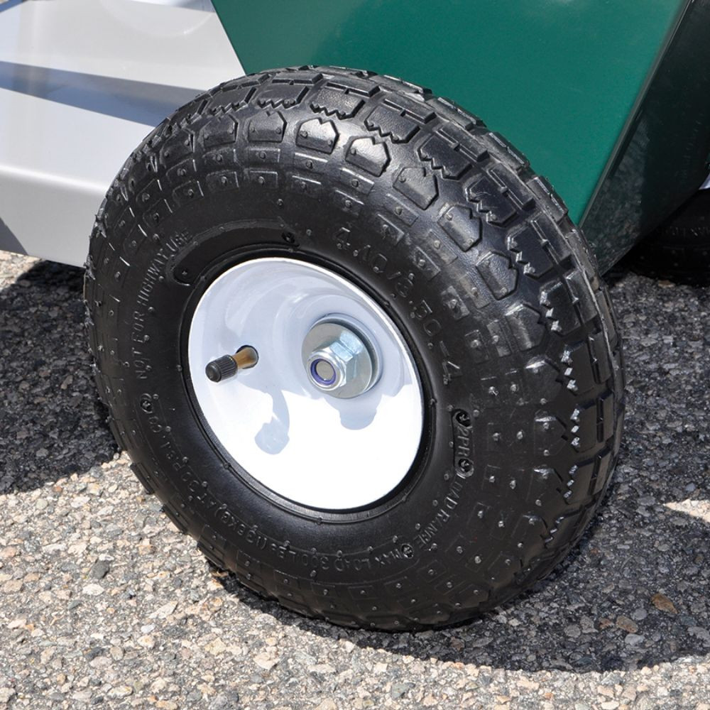 Baseball Field Line Marker - Pneumatic Tire Detail