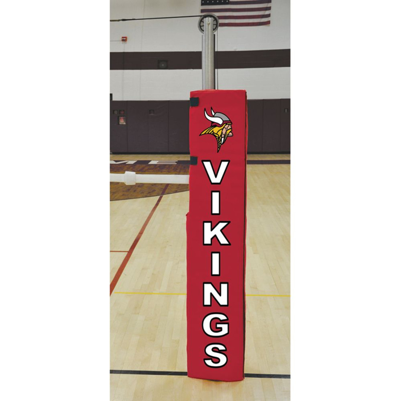 Volleyball Upright Pad with Custom Graphics Example Volleyball Upright Pad with Custom Graphics Example