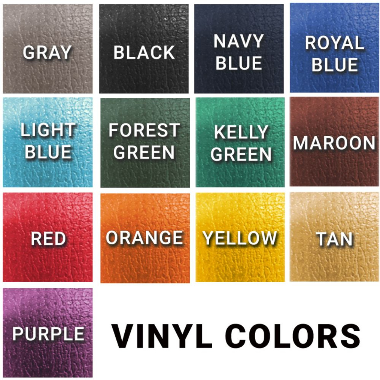 Vinyl Pad Colors Vinyl Pad Colors