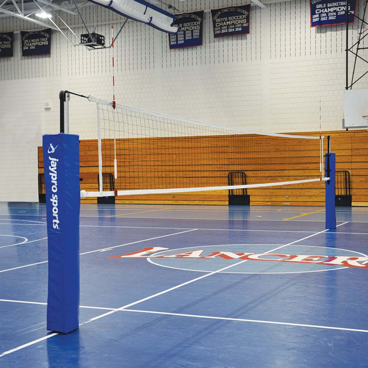 Volleyball System with Padding Volleyball System with Padding