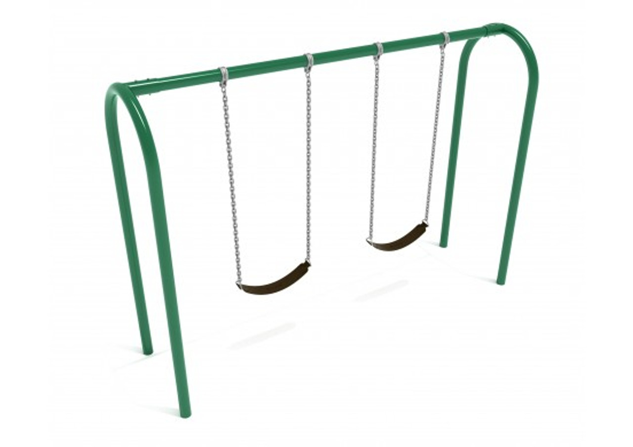 8 Feet High Elite Arch Post Swingset - 1 Bay