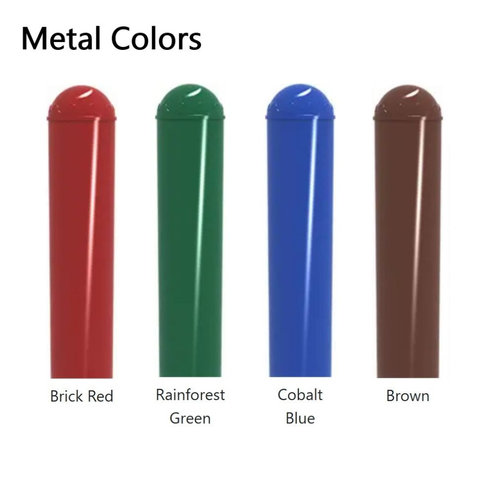 Color choices - metal post