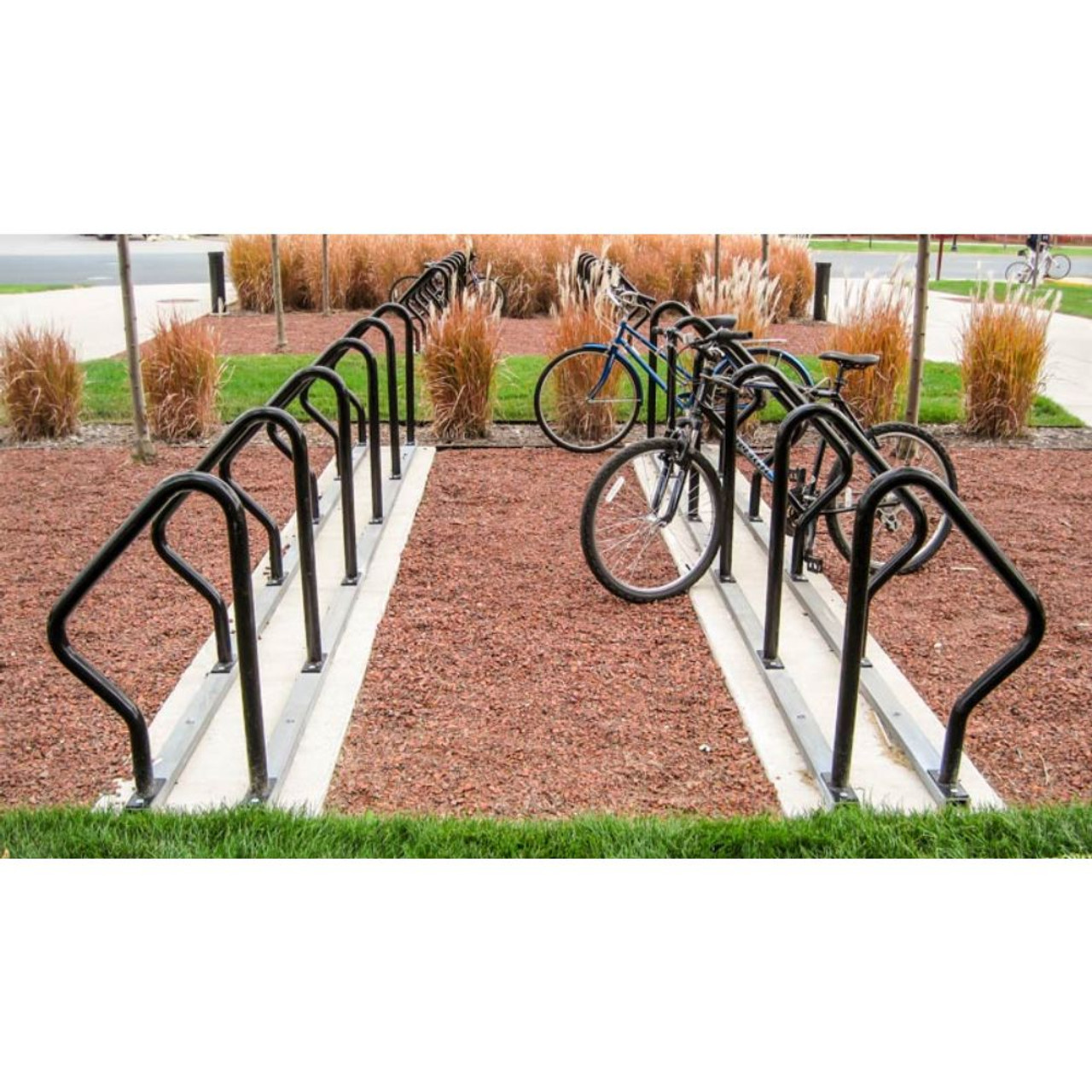 Swerve Bike Rack -  parking example