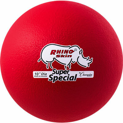 10 inch red playground ball