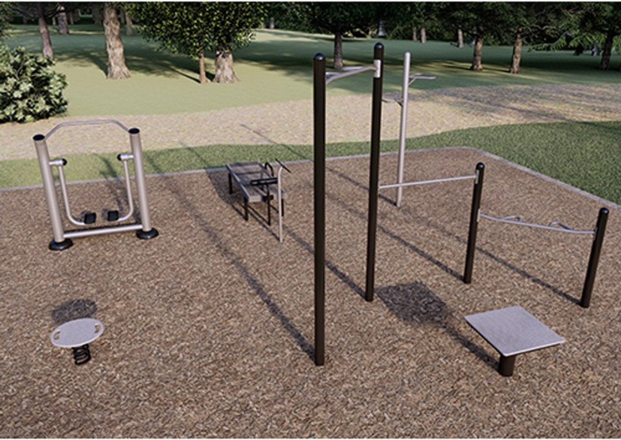 New outdoor exercise equipment installed – Holland Sports & Social Club