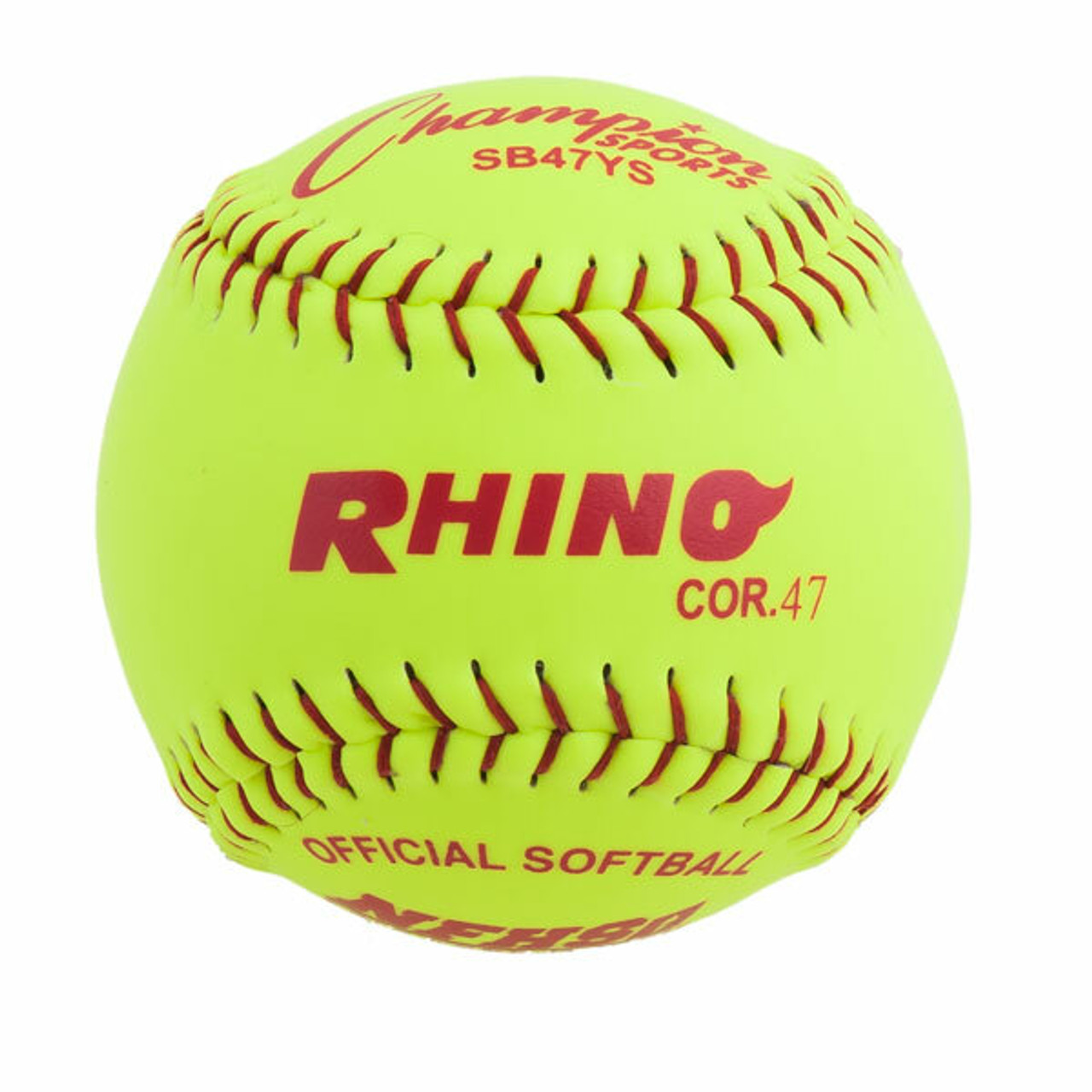 12 Inch Synthetic Leather Softball - 12 Pack