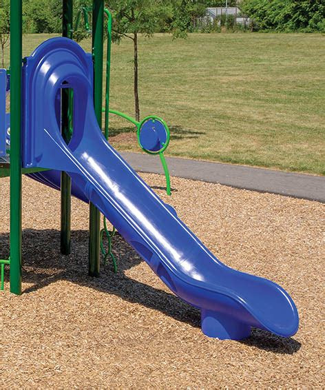 Four Foot Deck Height Stargate Replacement Playground Slide with Hood