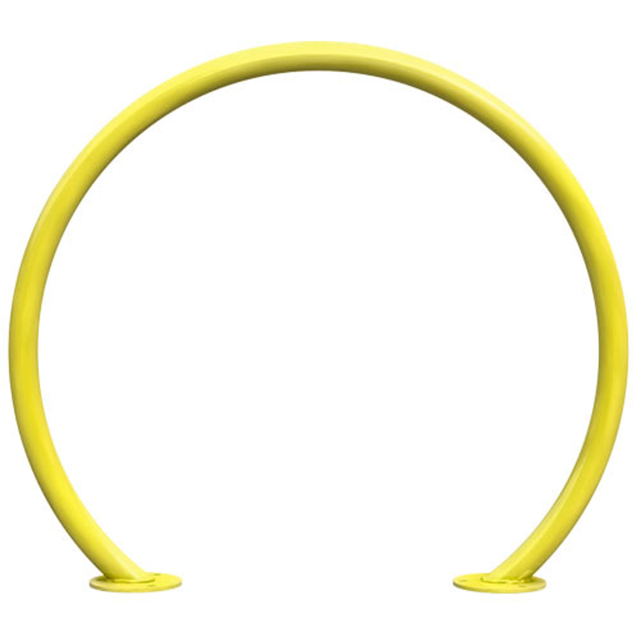 Round Rack Bike Rack - Yellow