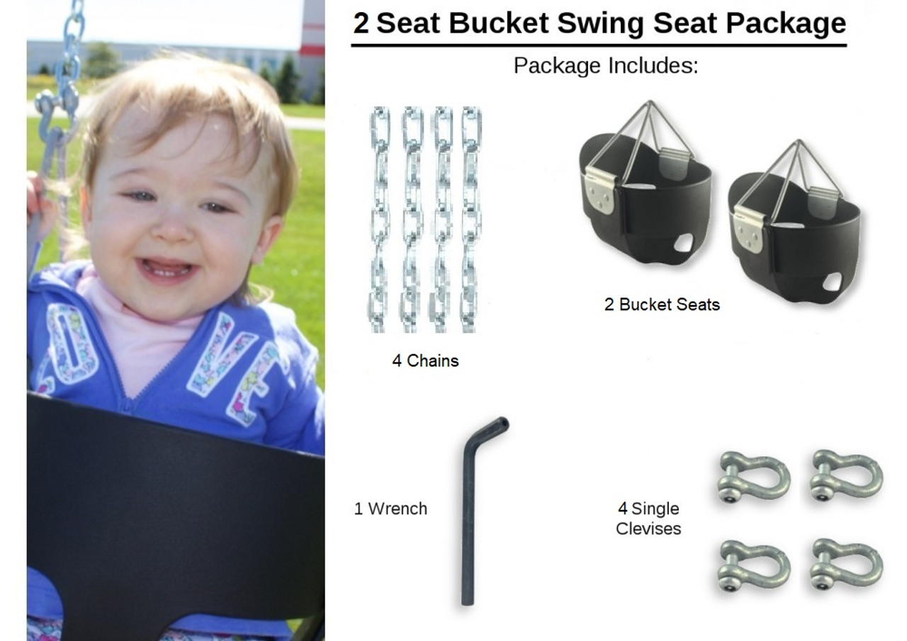 2 Seat Elite High Back Bucket Package