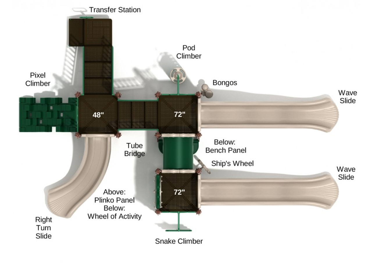 Keystone Crossing - Overhead