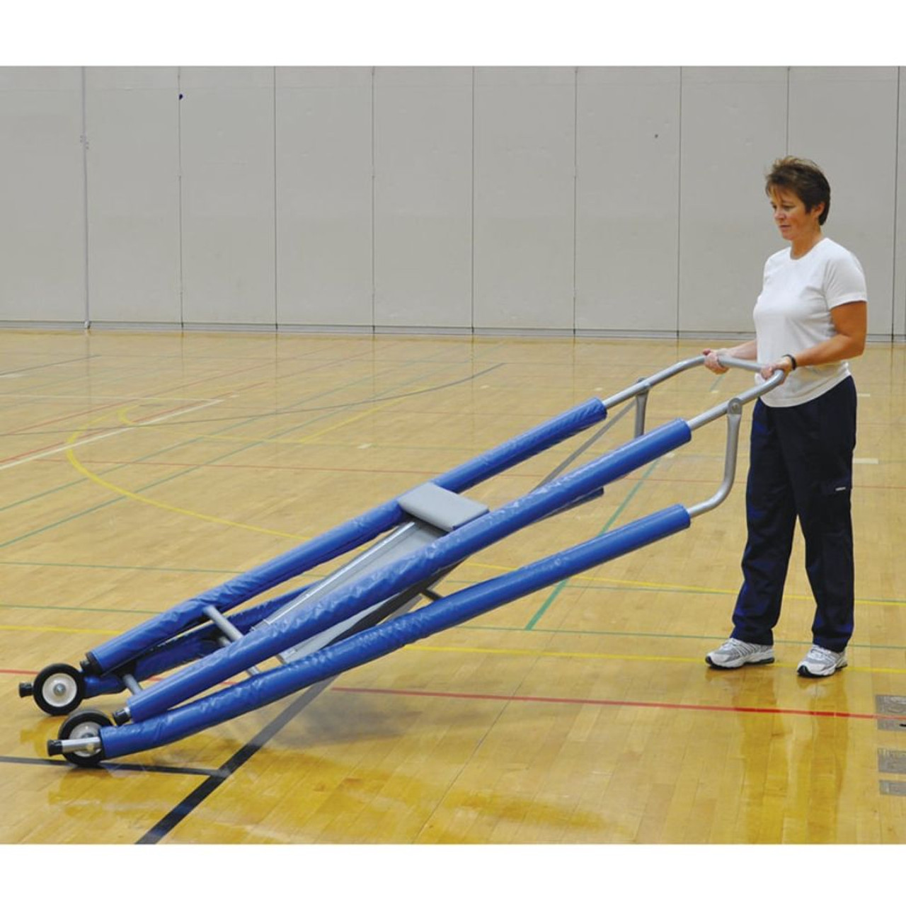 Padding on folded referee stand