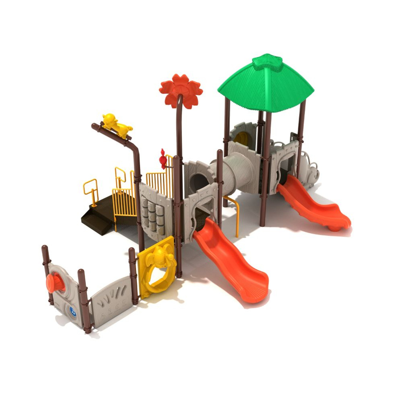 Jumping Jaguar Playset - Back