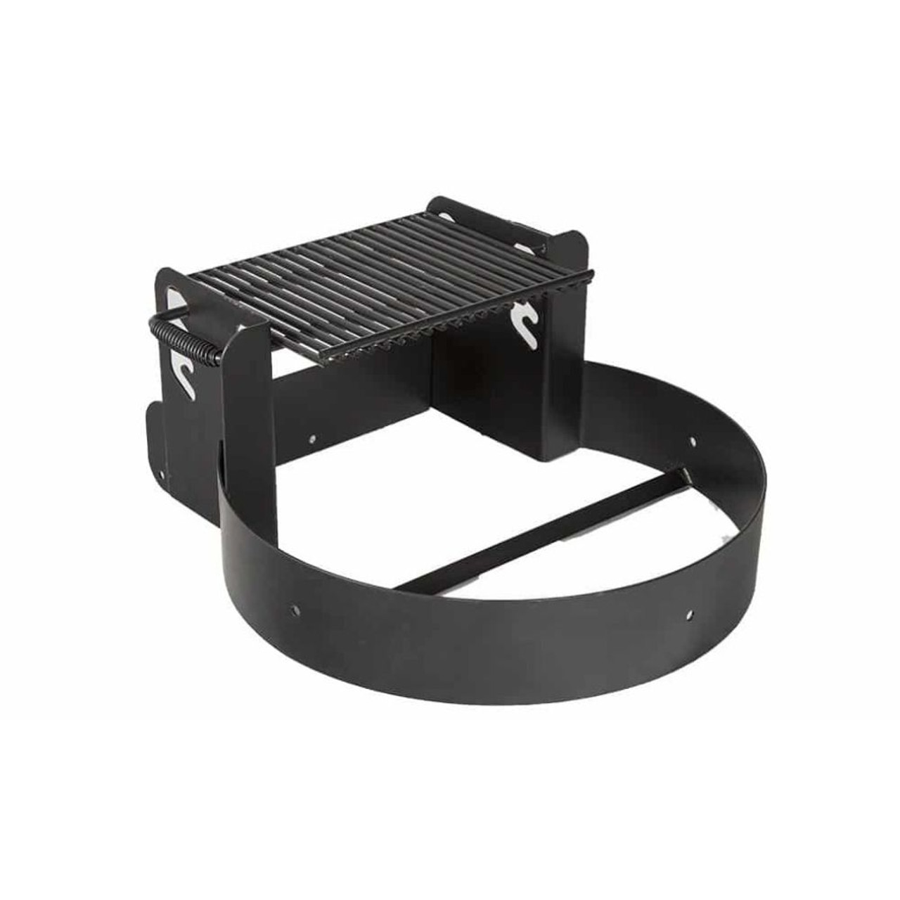 Steel Fire Ring with Adjustable Grate