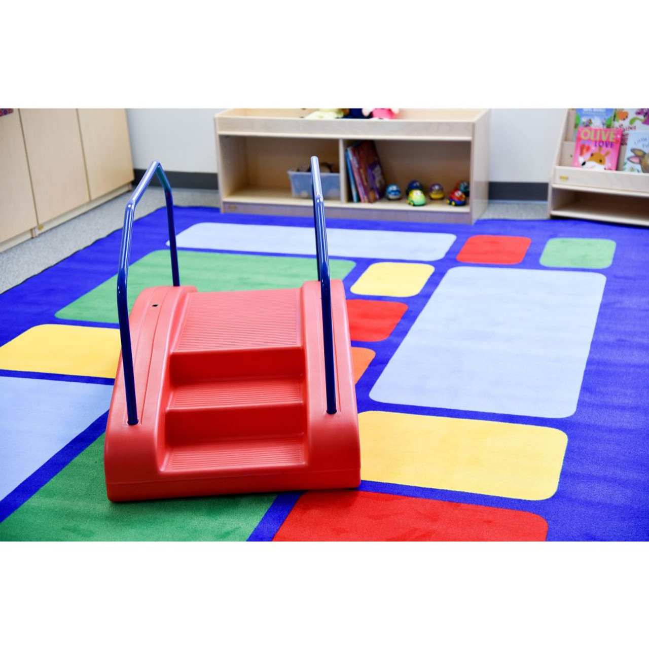 Red Rocker / Toddler Bridge - in use rails