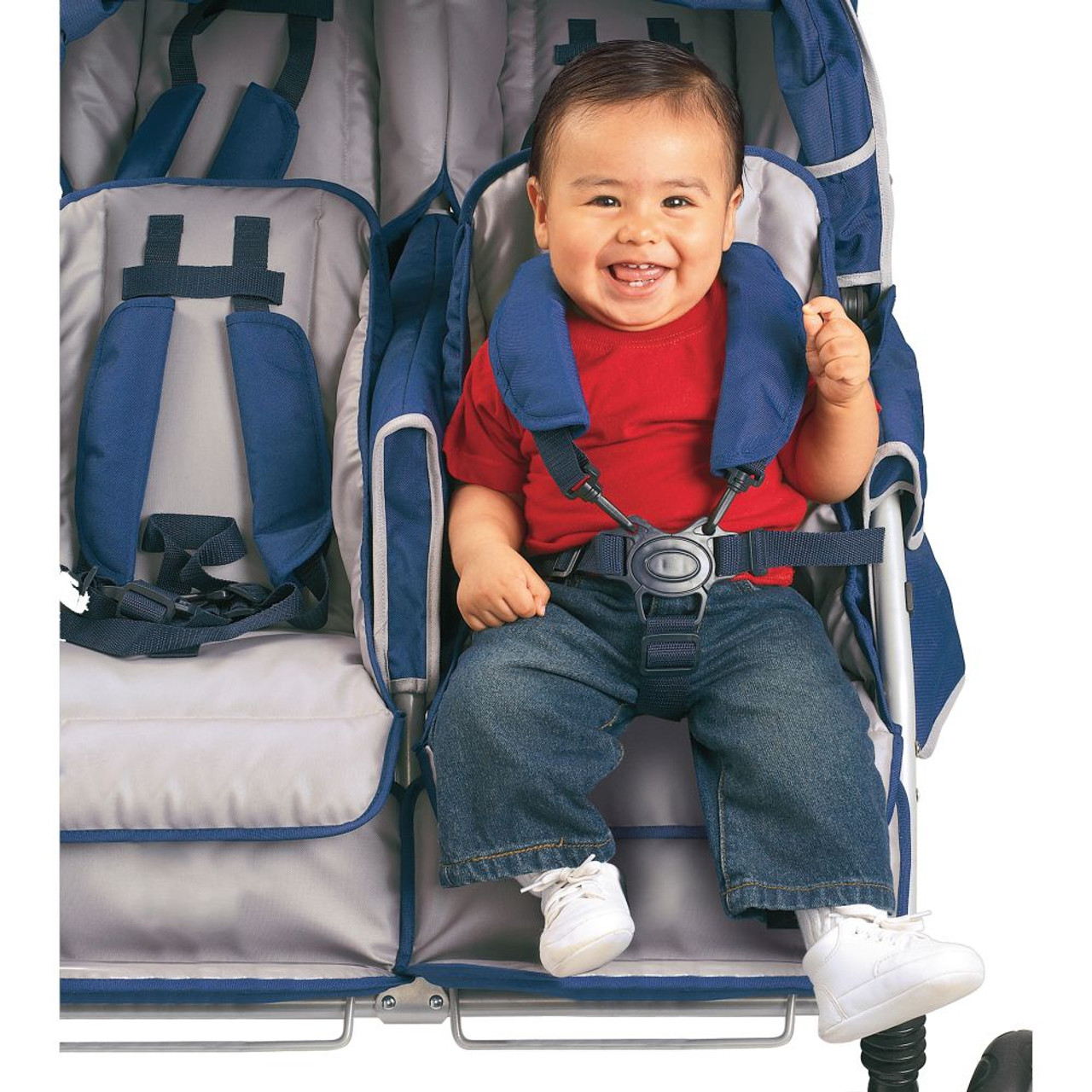 SureStop Folding Commercial Bye-Bye Stroller - harness