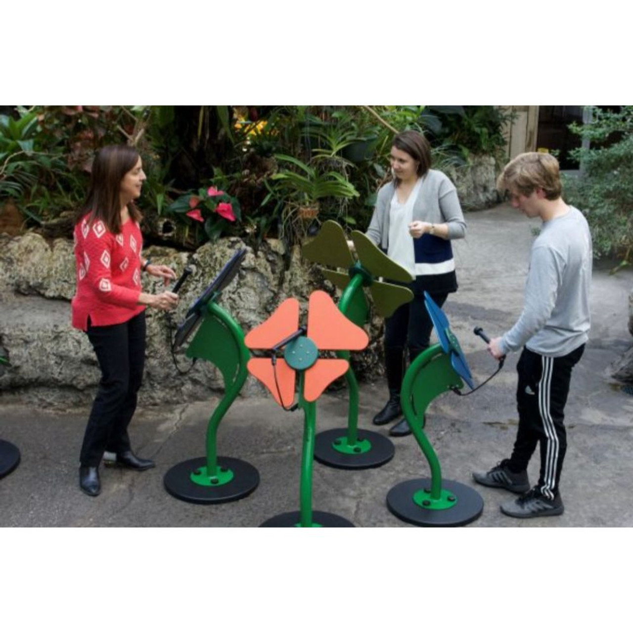 Musical Flower Ensemble - Portable Mount - use