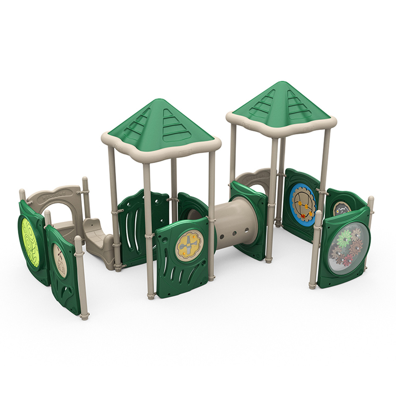 Yesteryear Playset - pyramid roof - nature colors 