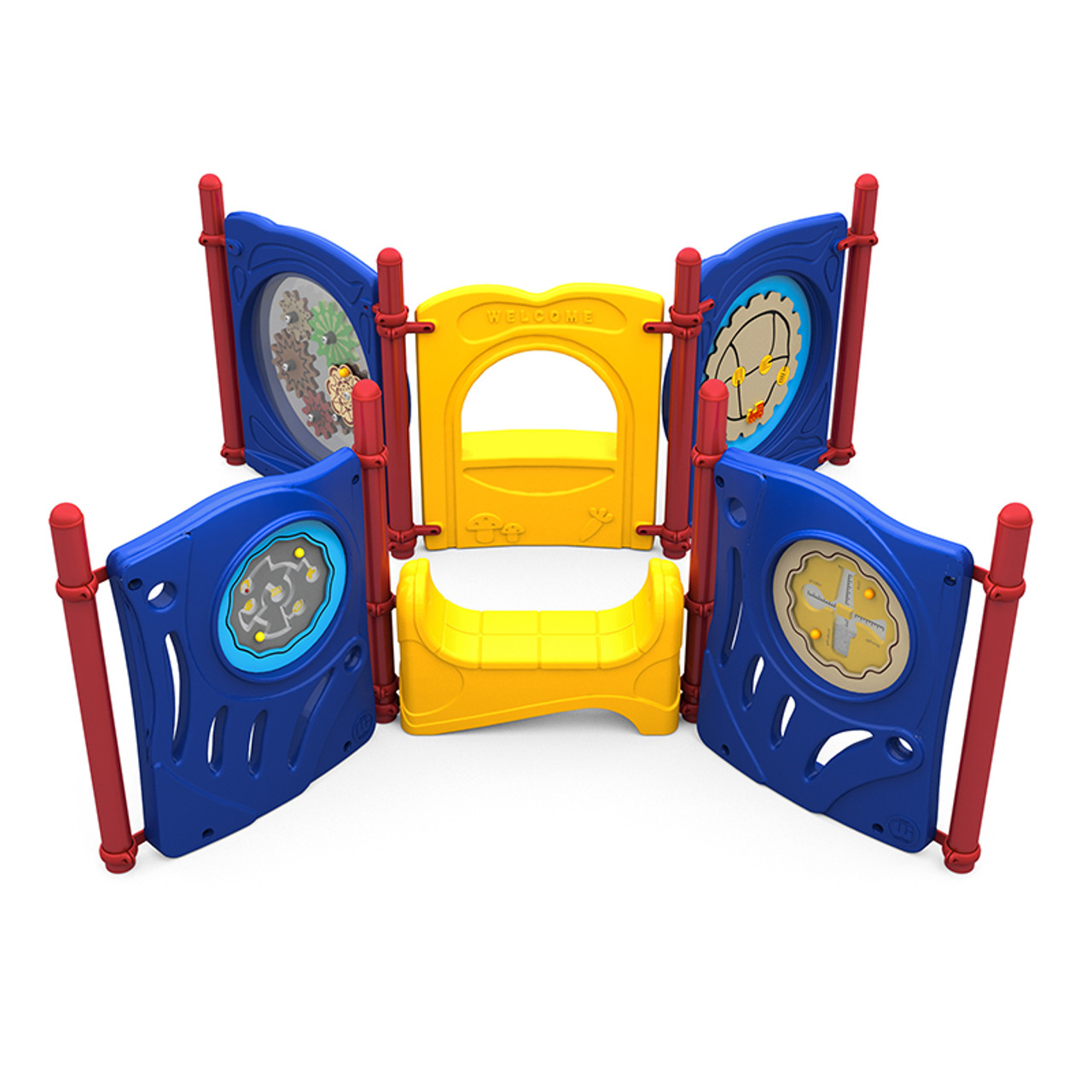 Kidz Corner Playset - no roof - primary color